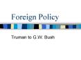Foreign Policy PowerPoint PPT Presentation