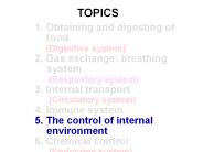 1. Obtaining and digesting of food