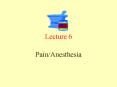 Pain/Anesthesia PowerPoint PPT Presentation