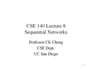CSE 140 Lecture 8 Sequential Networks