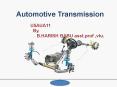 Automotive Transmission PowerPoint PPT Presentation