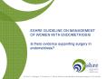 ESHRE GUIDELINE ON MANAGEMENT OF WOMEN WITH ENDOMETRIOSIS PowerPoint PPT Presentation