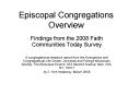 Episcopal Congregations Overview PowerPoint PPT Presentation