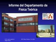Informe del Departamento de F