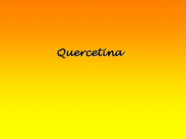 Quercetina