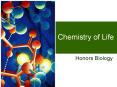 Chemistry of Life PowerPoint PPT Presentation