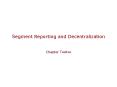 Segment Reporting and Decentralization PowerPoint PPT Presentation