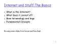 Internet and Stuff:The Basics PowerPoint PPT Presentation