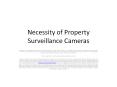 Necessity of Property Surveillance Cameras PowerPoint PPT Presentation