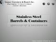 Gujarat Containers and Barrels | Stainless steel barrels PowerPoint PPT Presentation