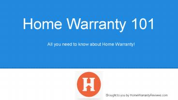 All you need to know about home warranty