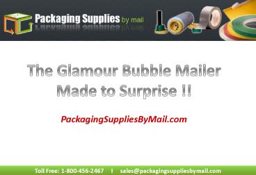 How Glamour Bubble Mailers are Made to Surprise
