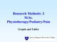 Research Methods: 2 M.Sc. Physiotherapy/Podiatry/Pain PowerPoint PPT Presentation