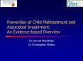 Prevention of Child Maltreatment and Associated Impairment: An Evidence-based Overview PowerPoint PPT Presentation