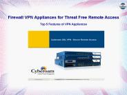 Firewall VPN Appliances for Threat Free Remote Access