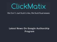 Latest News on Google Authorship Program