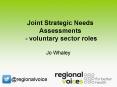Joint Strategic Needs Assessments - voluntary sector roles PowerPoint PPT Presentation
