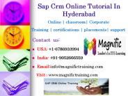 Sap Crm Online Tutorial In Hyderabad