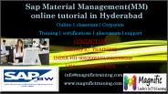 Sap Material Management(MM) online tutorial in Hyderabad