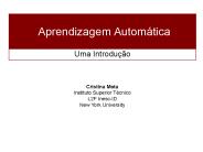 Aprendizagem Autom