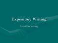 Expository Writing PowerPoint PPT Presentation