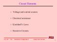 Circuit Elements PowerPoint PPT Presentation