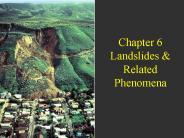 Chapter 6 Landslides