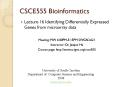 CSCE555 Bioinformatics PowerPoint PPT Presentation