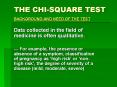 THE CHI-SQUARE TEST PowerPoint PPT Presentation
