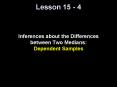 Inferences about the Differences between Two Medians:  Dependent Samples PowerPoint PPT Presentation