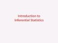 Introduction to Inferential Statistics PowerPoint PPT Presentation