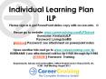 Individual Learning Plan ILP PowerPoint PPT Presentation