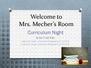 Welcome to Mrs. Mecher