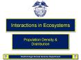 Interactions in Ecosystems PowerPoint PPT Presentation