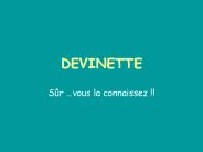 DEVINETTE