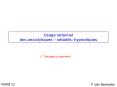 Usage rationnel des anxiolytiques  PowerPoint PPT Presentation