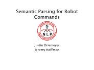 Semantic Parsing for Robot Commands