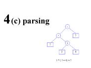 4 (c) parsing
