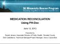 MEDICATION RECONCILIATION PowerPoint PPT Presentation