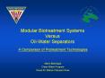 Modular Biotreatment Systems Versus Oil-Water Separators PowerPoint PPT Presentation