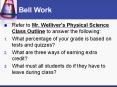 Bell Work PowerPoint PPT Presentation