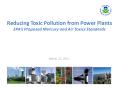 Reducing Toxic Pollution from Power Plants EPA PowerPoint PPT Presentation