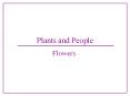 Plants and People PowerPoint PPT Presentation