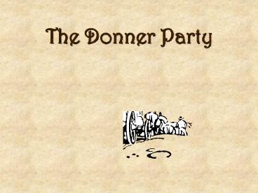 The Donner Party