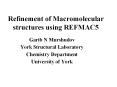 Refinement of Macromolecular structures using REFMAC5 PowerPoint PPT Presentation