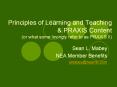 Principles of Learning and Teaching PowerPoint PPT Presentation