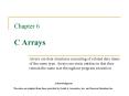Chapter 6  C Arrays PowerPoint PPT Presentation