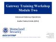 Gateway Training Workshop Module Two PowerPoint PPT Presentation
