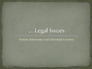 Patient Autonomy and Informed Consent