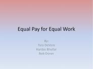 Equal Pay for Equal Work